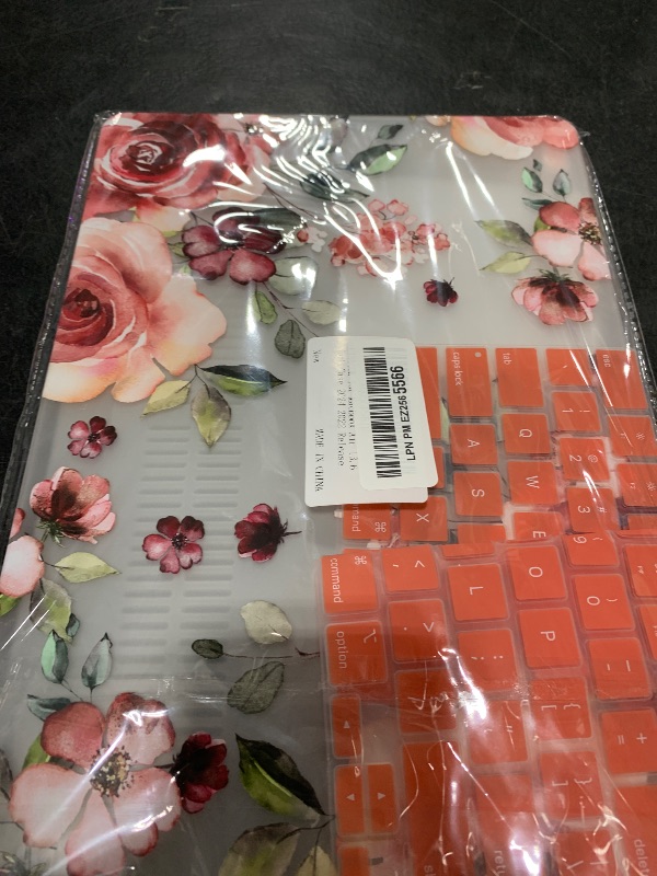 Photo 1 of CISSOOK for MacBook Air 13.6 inch Case 2025 2024 2022 Release A3240 A3113 A2681, Matte Hard Shell Case Flower Cover with Keyboard Cover + USB Adapter for MacBook Air 13.6 M2 M3 M4 with Touch ID