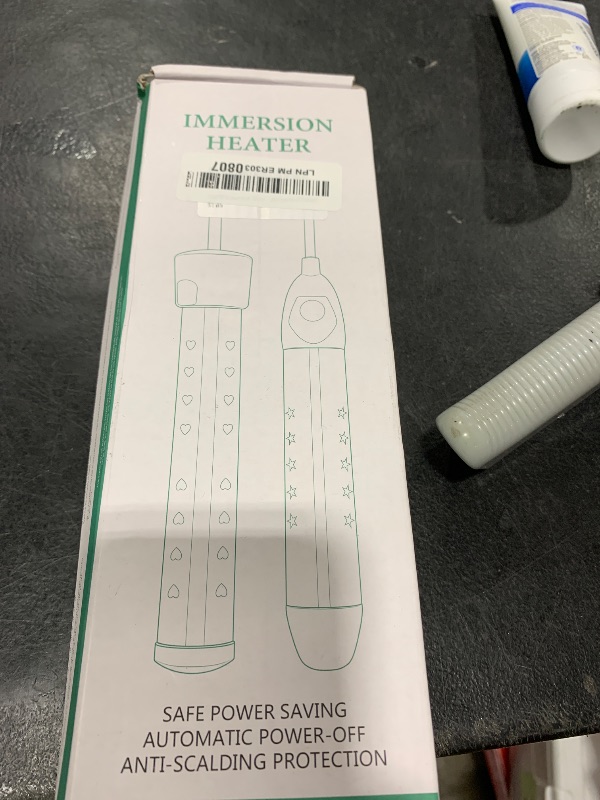 Photo 1 of Immersion Water Heater,with 304 Stainless Steel Cover Intelligent Temperature Control and UL Certification Portable Bucket Heater Heat 5 Gallons of Water in Minutes