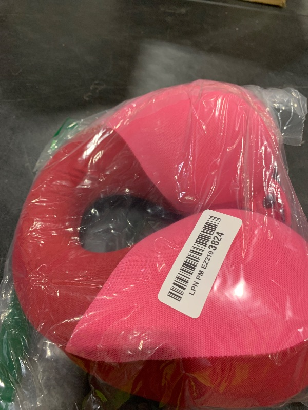 Photo 1 of COOLBEBE Kids Travel Neck Pillow, Softly Headrest Travel Pillow for Car & Airplane, Traveling Gifts for Toddler & Children (1, Raspberry Powder)