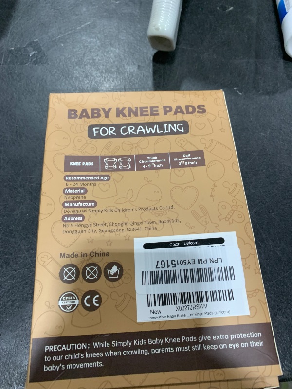 Photo 1 of Simply Kids Toddler Knee Pads for Crawling Walking (2 Pairs) - Baby Knee Protector for Toddler, Infant, Girl, Boy, Crawler - Rodilleras para Bebe