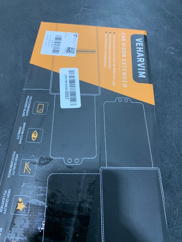 Photo 1 of Veharvim Polarized Sun Visor for Car with Zipper Slider, Upgraded UV400 Car Sun Visor Extension with PC Lens and Side Sunshade,Anti-Glare Visor for Safe Driving,UV-Filtering/Protection