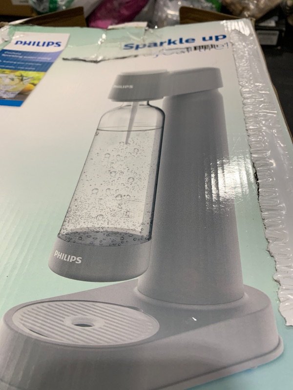 Photo 1 of PHILIPS Sparkling Water Maker Soda Maker Soda Streaming Machine Quick Twist for Easy Install, 1L Carbonating Bottle, Soda Water Maker, Compatible with 60L CO2 Carbonator(NOT Included), ADD4901BKOQ/37