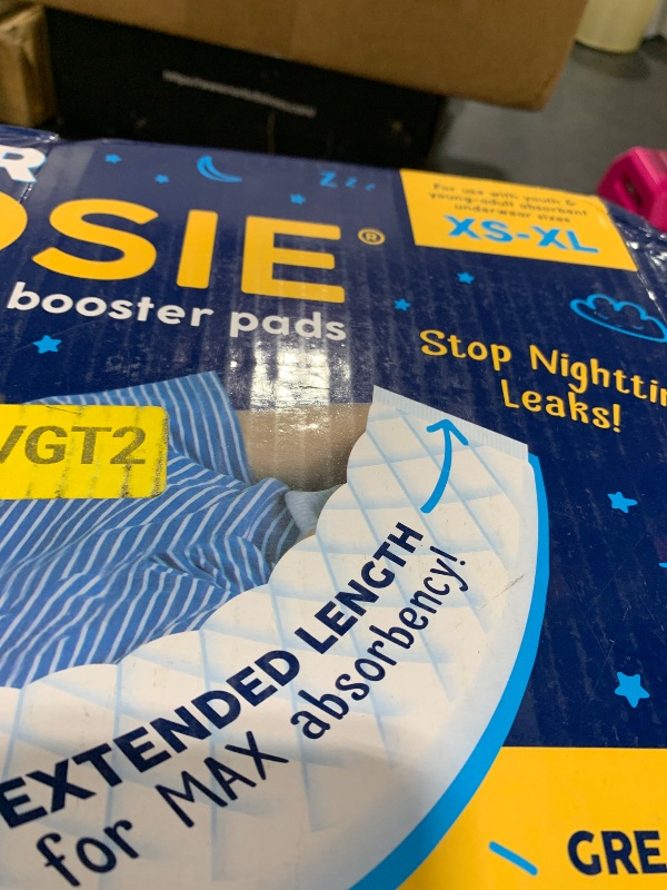 Photo 1 of Super Sposie Booster Pads, Max Absorbency for Nighttime Diapers, Use with Overnight Diapers Size 5+ and Night time Pull ups, Incontinence Protection