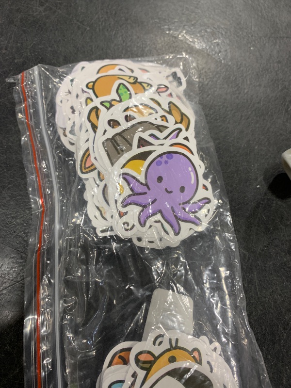 Photo 1 of 100 PCS Jungle Animal Stickers Safari Zoo Animal Wild One Stickers for Laptop Water Bottle Computer Refrigerator Luggage Phone Case Bicycle Teens (Jungle Animal)