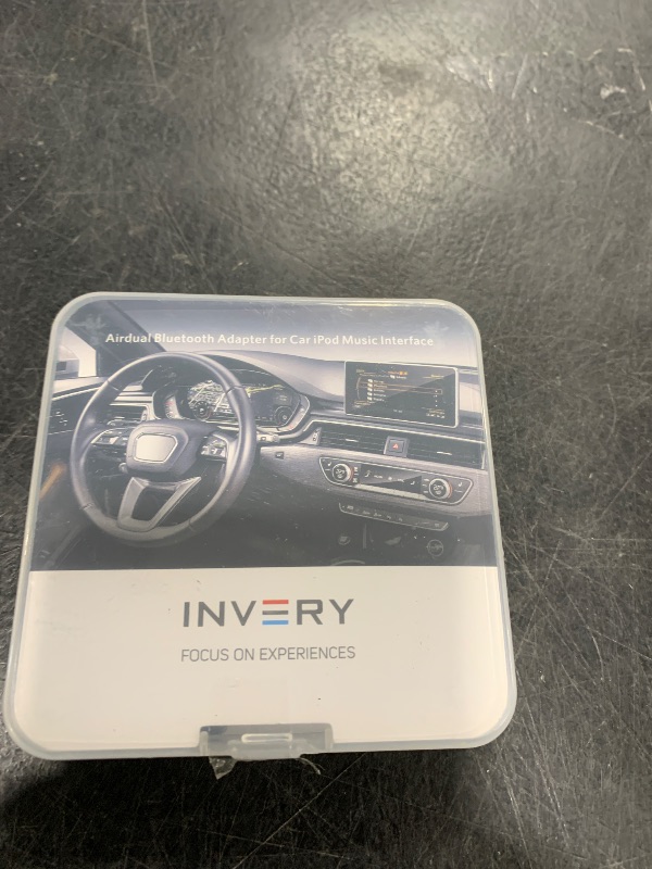 Photo 1 of INVERY Airdual Bluetooth 5.0 aptX-HD Adapter Compatible for Audi MMI 3G AMI Music Interface,Audi Symphony,Audi Concert,VW MDI,Mercedes Media Interface