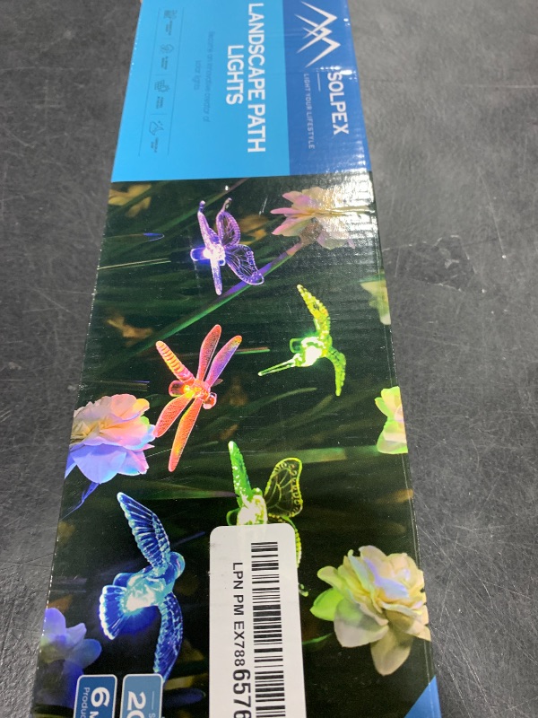 Photo 1 of SOLPEX Solar Garden Lights, 3 Pack Solar Butterfly Lights Yard Decorations, Multi-Color Changing LED Bird Light Stakes, Yard Light for Garden, Patio & Lawn