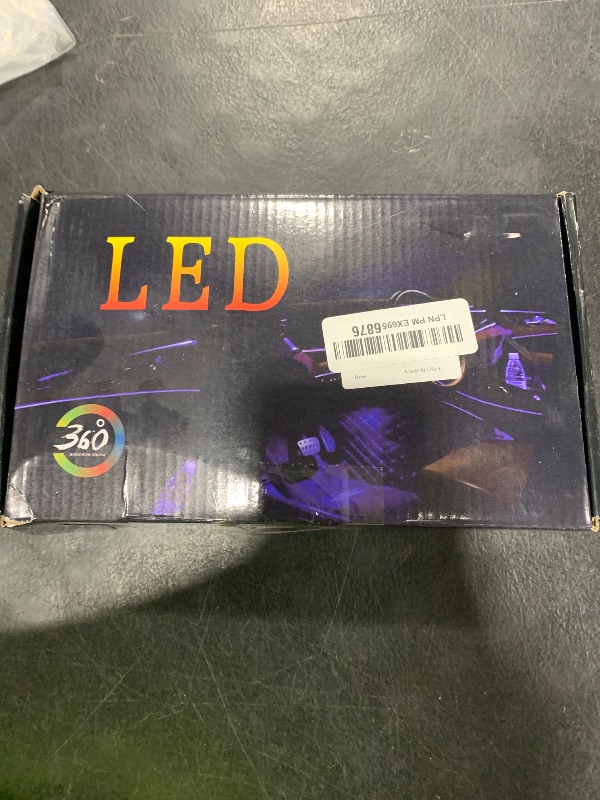 Photo 1 of Interior Car LED Strip Lights APP Control, 5 in 1 RGB 16 Million Colors Ambient Lighting Kit with 236 inches Fiber Optic, Music Mode Inside Car Lighting Decorations