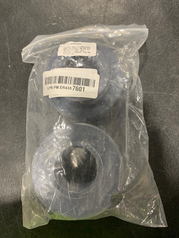 Photo 1 of Rierdge 2 Pack 1-1/4” PVC Bulkhead Fitting for Rain Barrels, Aquariums - Dark Grey
