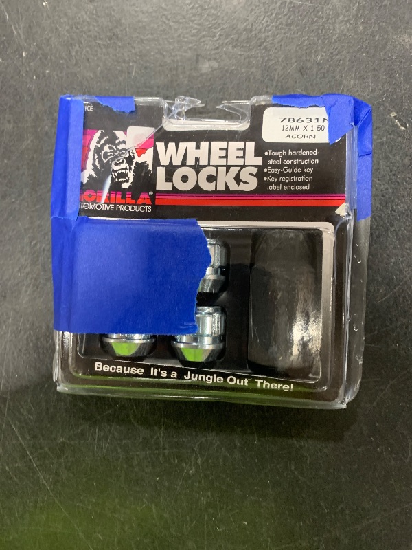 Photo 1 of Gorilla Automotive 78631N Acorn Open End Wheel Locks (12mm x 1.50 Thread Size) - Pack of 4