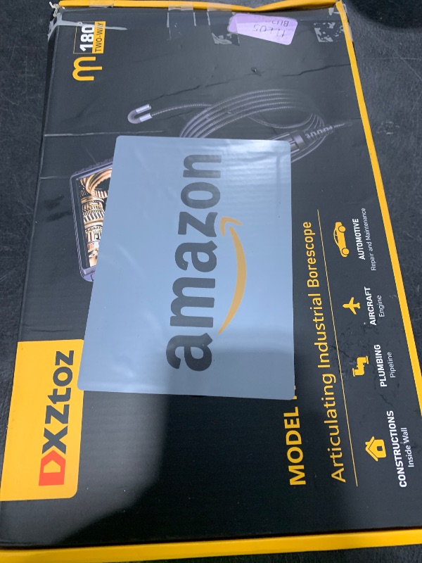 Photo 1 of DXZtoz Two-Way Articulating Borescope, Industrial Endoscope with 0.33in Articulated Snake Camera, Video Inspection Scope with Light for Automotive Aircraft Mechanics- 5.5FT