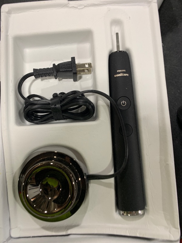 Photo 1 of Philips Sonicare DiamondClean Smart 9500 Electric Toothbrush, Sonic Toothbrush with App, Pressure Sensor, Brush Head Detection, 5 Brushing Modes and 3 Intensity Levels, Black, Model HX9923/11