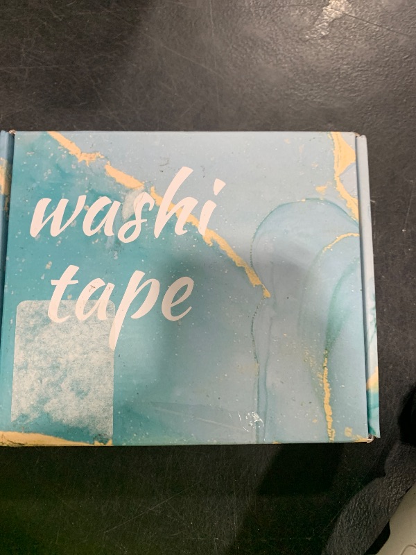 Photo 1 of 48 Rolls Washi Tape Set - Decorative Masking Tape Colored Marbling Patterns, Adhesive Artists Tapes for Journaling Supplies, DIY Crafts, Scrapbooking, Junk Journal Supplies, School Supplies
