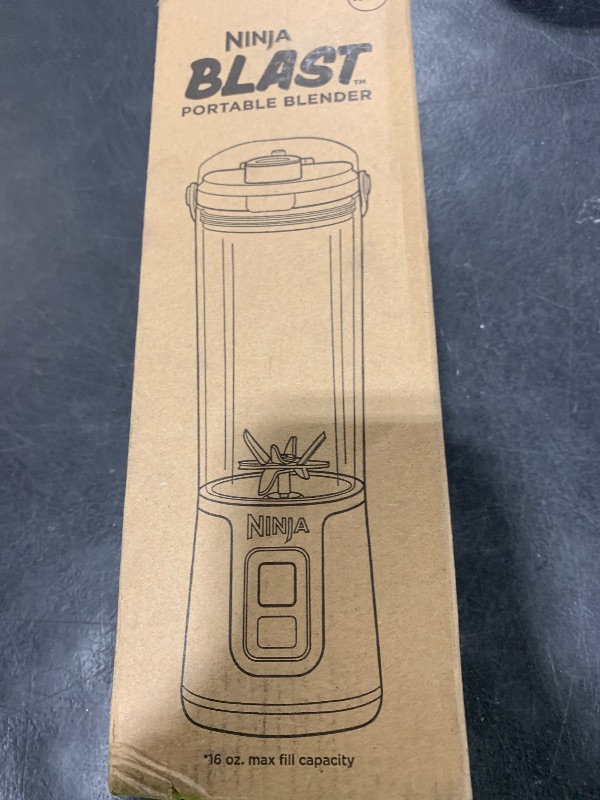 Photo 1 of Ninja Blast Portable Blender, Cordless, 18oz. Vessel, Personal Blender For-Shakes and Smoothies, BPA Free, Leakproof-Lid and Sip Spout, USB-C Rechargeable, Dishwasher Safe Parts, Tinted Aqua, BC151AQ