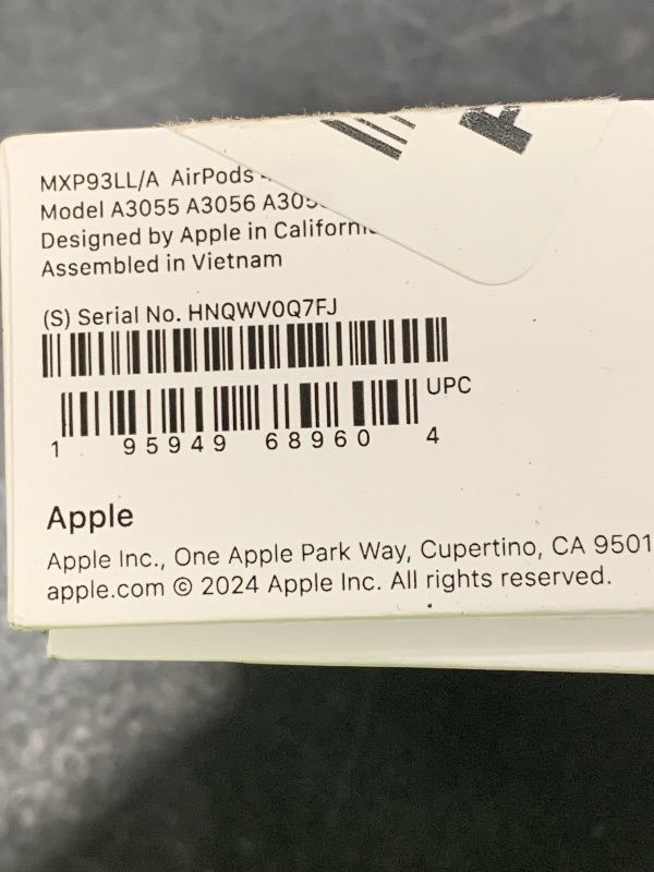 Photo 1 of Apple AirPods 4 Wireless Earbuds, Bluetooth Headphones, with Active Noise Cancellation, Adaptive Audio, Transparency Mode, Personalized Spatial Audio, USB-C Charging Case, Wireless Charging, H2 Chip