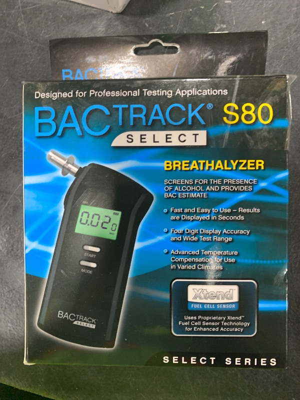 Photo 1 of BACtrack S80 Breathalyzer | Professional-Grade Accuracy | DOT & NHTSA Approved | FDA 510(k) Cleared | Portable Breath Alcohol Tester for Personal & Professional Use