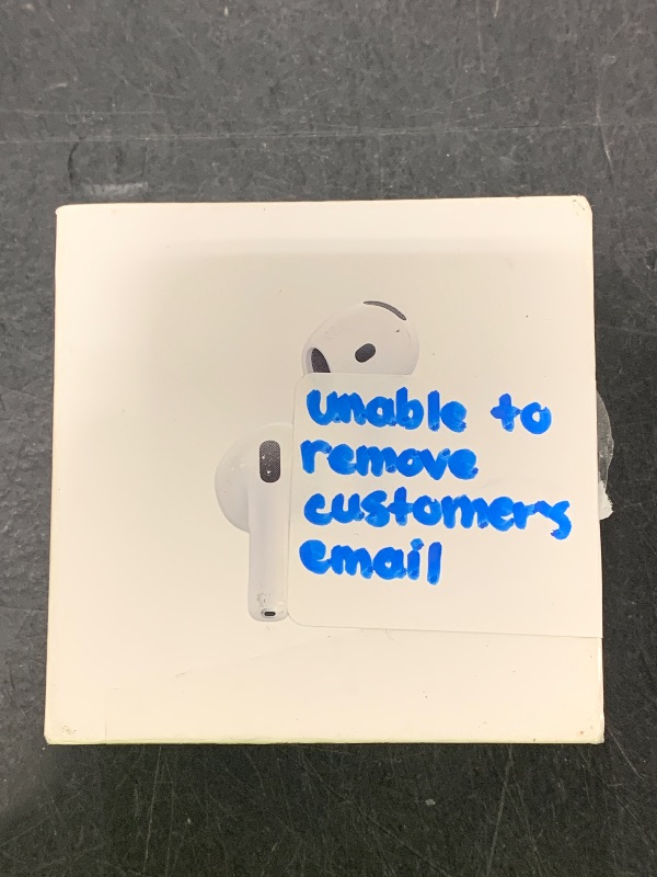 Photo 1 of Apple AirPods 4 Wireless Earbuds, Bluetooth Headphones, with Active Noise Cancellation, Adaptive Audio, Transparency Mode, Personalized Spatial Audio, USB-C Charging Case, Wireless Charging, H2 Chip