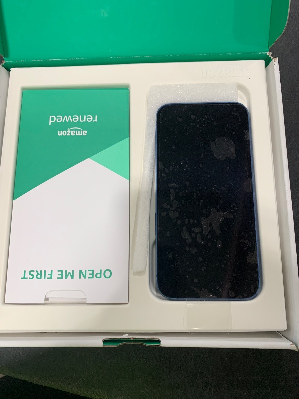 Photo 1 of Apple iPhone 13, 128GB, Blue - Unlocked (Renewed Premium)