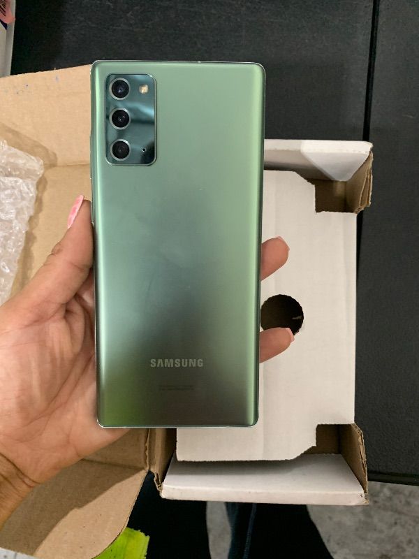 Photo 1 of Samsung Galaxy Note 20 128GB 6.7 inch 5G Unlocked, Mystic Green (Renewed)