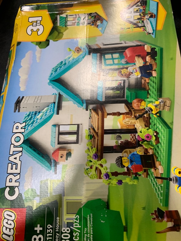 Photo 1 of LEGO Creator 3 in 1 Cozy House Building Toys - Toy Figures & Pretend Play Playsets for Boys & Girls, Ages 8+ - 3 Building Options - Gift for Birthdays - 31139