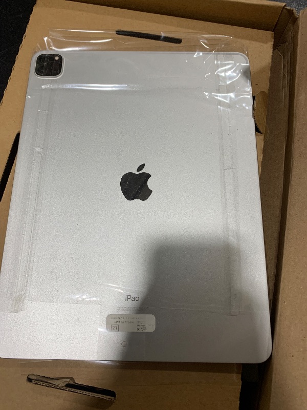 Photo 1 of Apple 2021 12.9-inch iPad Pro (Wi?Fi, 128GB) - Silver (Renewed)