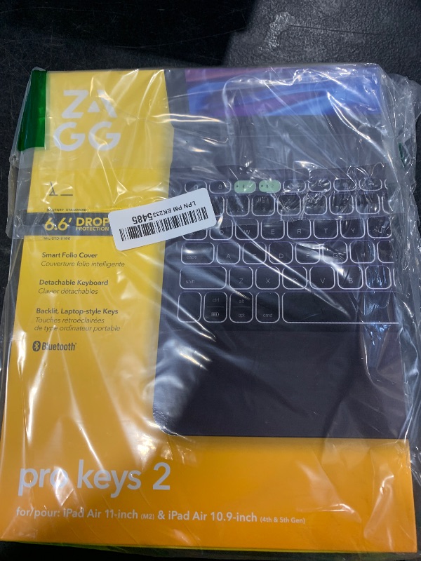Photo 1 of ZAGG Pro Keys 2 iPad Air 11" (M3)/ Air 11" (M2)/ iPad Air 10.9" (4th & 5th Gen)