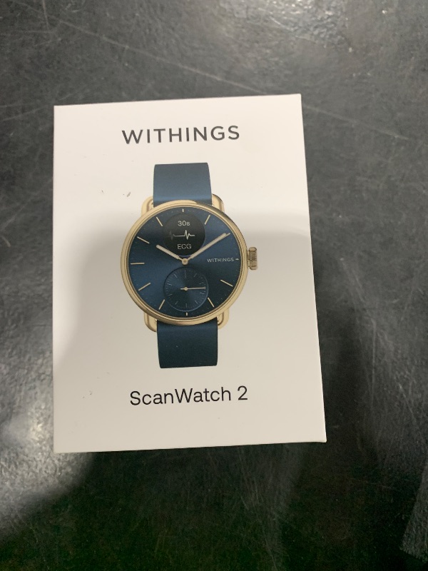 Photo 1 of Withings ScanWatch 2 - Hybrid Smart Watch, Heart Rate Monitoring, Fitness Tracker, Cycle Tracker, Sleep Monitoring, GPS Tracker, 30-Day Battery Life, Android & Apple Compatible, HSA/FSA