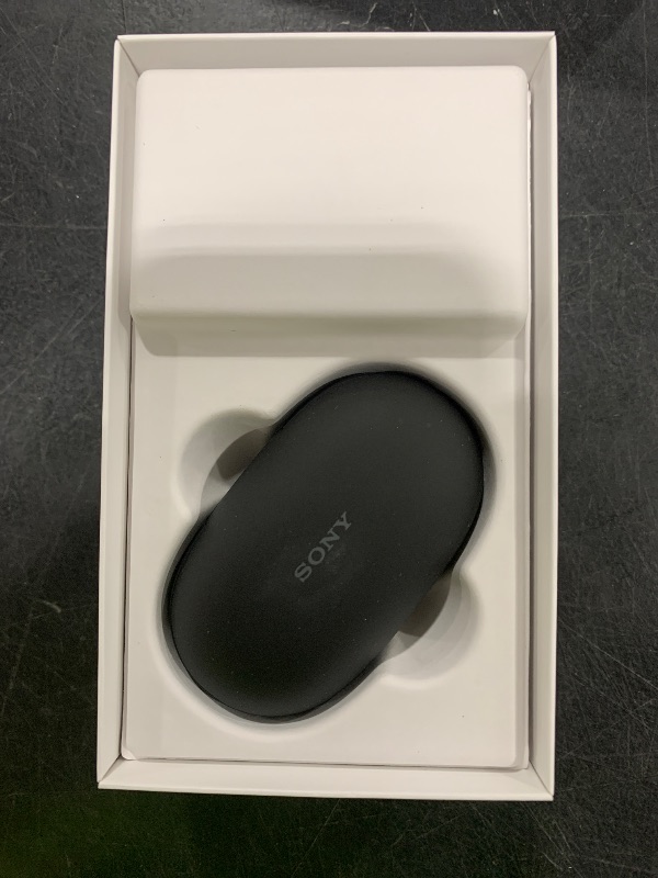 Photo 1 of Sony CRE-E10 Self-Fitting OTC Hearing Aids for Mild to Moderate Hearing Loss, Prescription-Grade Sound Quality, Comfortable Earbud Design, Bluetooth Enabled for iOS, and Rechargeable Battery, Black