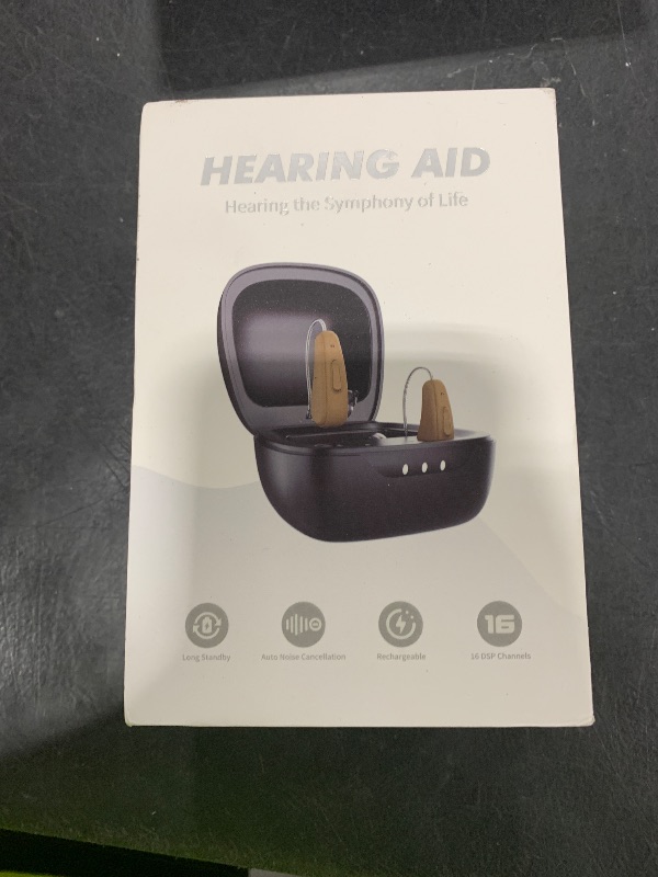 Photo 1 of Hearing Aids for Seniors Rechargeable with Noise Cancelling, Hearing Amplifier with 5 Levels of Volume Adjustmen, Simple to Operate and Hear Clear Sound