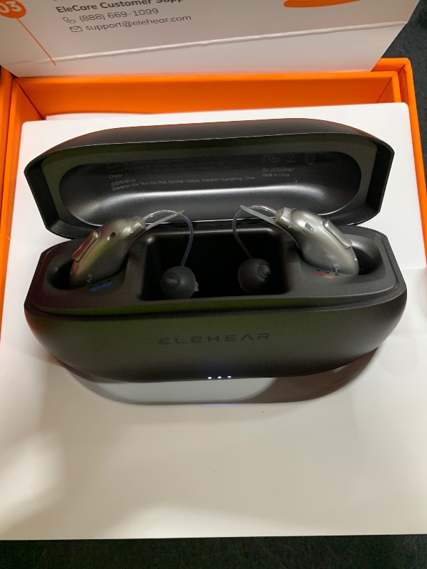 Photo 1 of ELEHEAR-Beyond OTC Hearing Aids, AI Powered Speech Enhancement and Tinnitus Masking, Superior Sound Quality, Connectivity with iOS or Android Devices via Bluetooth 5.3, for Seniors and Adults