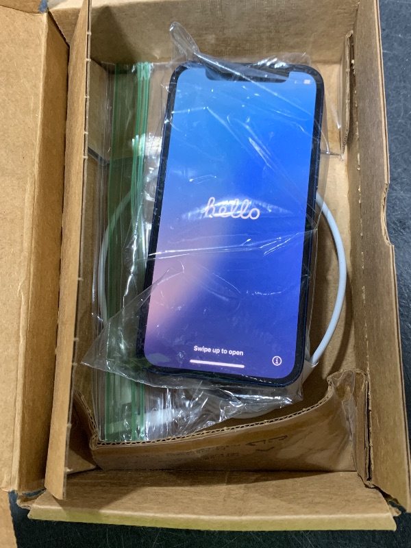 Photo 1 of Apple iPhone 12 Mini 5G, US Version, 128GB, Blue - Unlocked (Renewed)