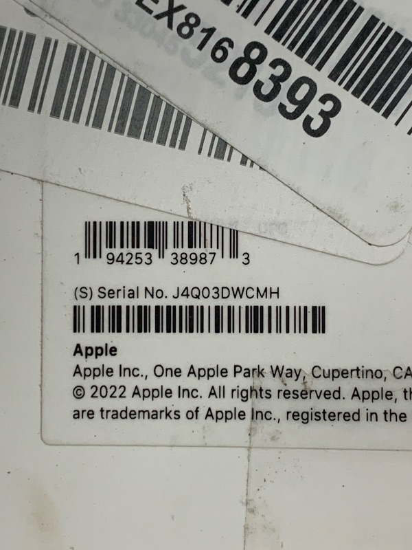 Photo 1 of Apple iPad (10th Generation): with A14 Bionic chip, 10.9-inch Liquid Retina Display, 256GB, Wi-Fi 6, 12MP front/12MP Back Camera, Touch ID, All-Day Battery Life – Blue