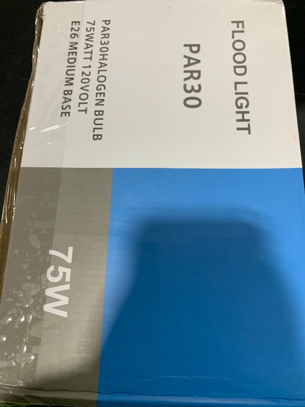 Photo 1 of Vinaco Halogen PAR30 Long Neck 75W 120V 1000LM, 6 Pack High Output Halogen PAR30 Dimmable 3000K Warm White with E26 Base, Long Lifespan Long Neck Flood Light Bulb with CRI100 for Tracking Lighting