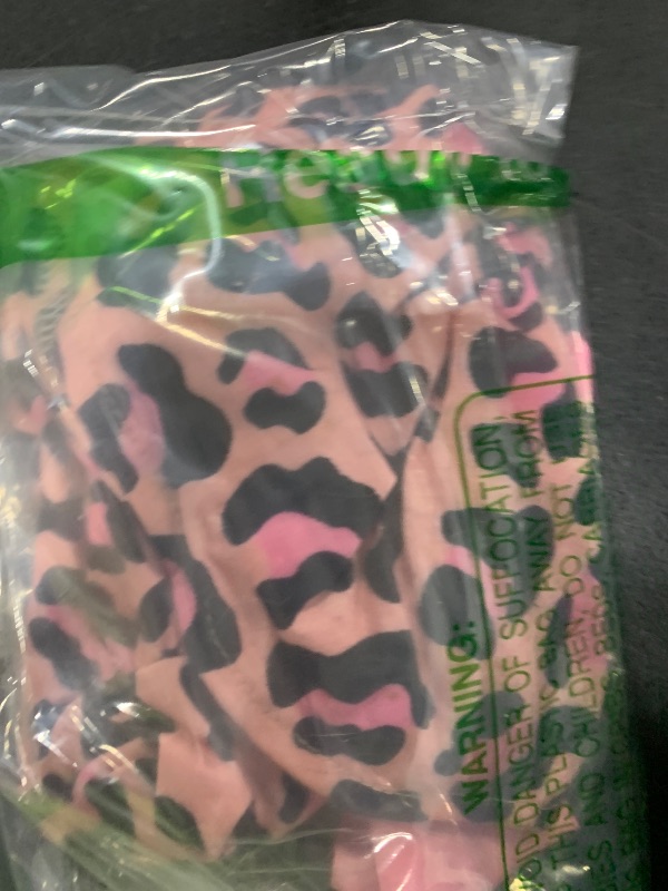 Photo 1 of PUPTECK Print Dog Dress Pet Apparel with Cute Bowtie Puppy Clothes Outfit, Leopard Print, M