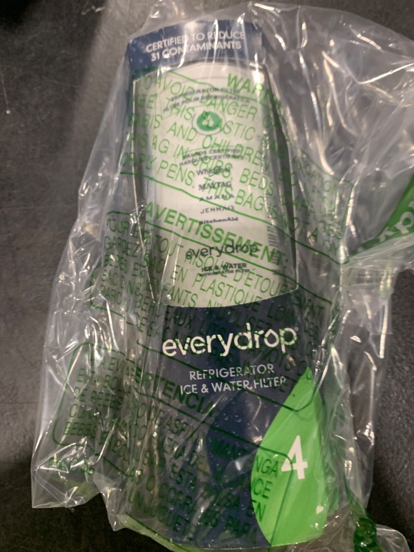 Photo 1 of everydrop by Whirlpool Ice and Water Refrigerator Filter 4, EDR4RXD1, Single-Pack
