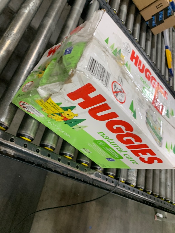 Photo 1 of Huggies Natural Care Sensitive Baby Wipes, Unscented, Hypoallergenic, 99% Purified Water, 12 Flip-Top Packs (768 Wipes Total), Packaging May Vary