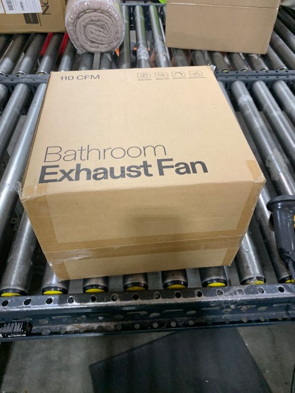 Photo 1 of VIVOSUN Bathroom Ventilation and Exhaust Fan with LED Light, Ceiling Mount Vent Fan & Adjustable Light Combo, 1.0 Sones, 110 CFM, 4 Inch Duct Fan for Bath, Shower, Office, Restroom, 105 sq. ft