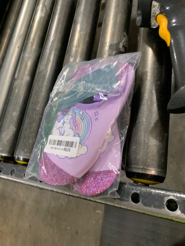 Photo 1 of Kids Water Shoes Girls Boys Outdoor Quick Dry Barefoot Aqua Socks for Toddler Sport Beach Swim Surf Rainbow Unicorn 12.5-13 Little Kid