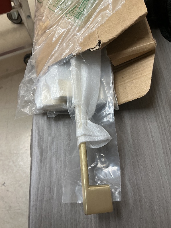 Photo 1 of Asidrama 6 Pack 6.3 Inch(160mm) Brushed Brass Kitchen Cabinet Handles, Cabinet Pulls Kitchen Cabinet Hardware for Cupboard Drawer Pulls