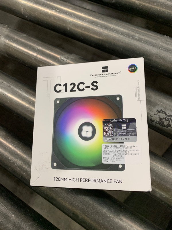 Photo 1 of Thermalright TL-C12C-S CPU Fan 120mm ARGB Case Cooler Fan, 4pin PWM Silent Computer Fan with S-FDB Bearing Included, up to 1550RPM Cooling Fan
