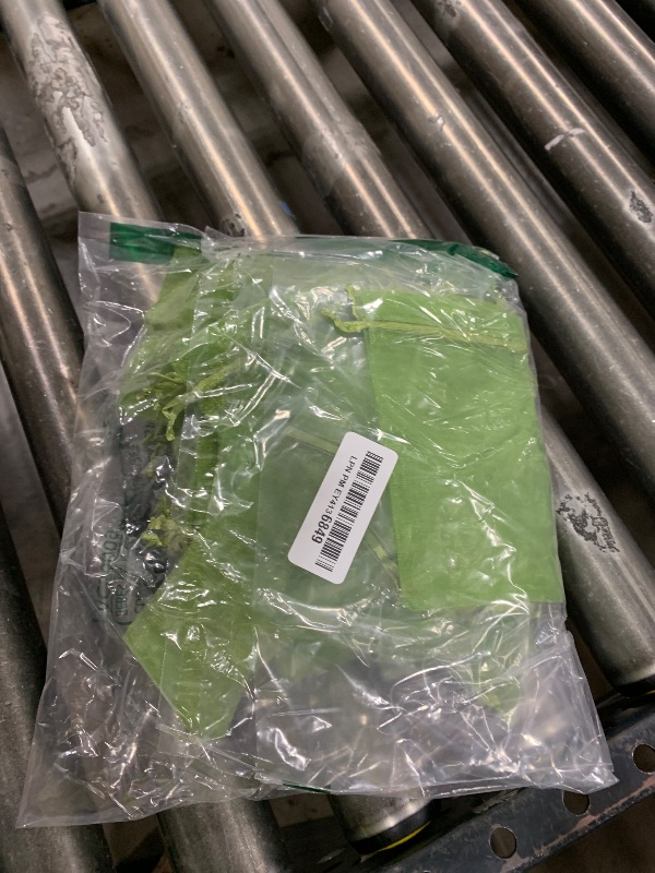 Photo 1 of 100Pcs Fruit Protection Bags, 4×6inch Fruit Netting Bags for Fruit Trees, Green Fruit Netting Cover Drawstring Mesh Bags Pest Barrier for Strawberry Blueberry Small Fruit