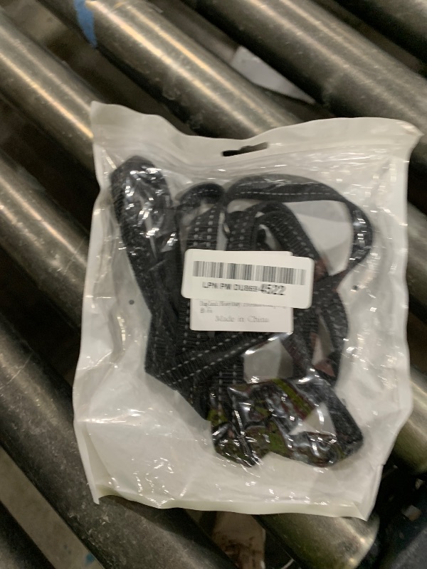 Photo 1 of Heavy Duty Double Handle Leash - Reflective Training Lead, Perfect for Medium to Large Dogs (5FT, Black)