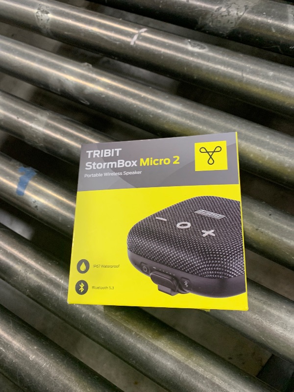 Photo 1 of Tribit StormBox Micro 2 Wireless Portable Speaker: 10W Loud Deep Bass Sound, IP67 Waterproof Bike Speaker with Bluetooth 5.3, 12H Playtime, TWS Pairing for Camping Travel Hiking