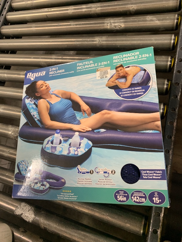 Photo 1 of Aqua Leisure 2-in-1 Water Lounge and Caddy
