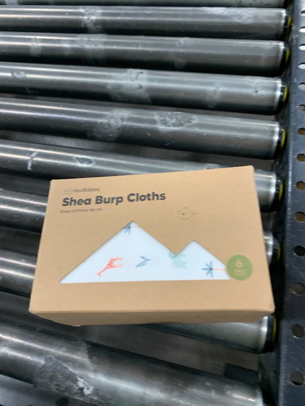 Photo 1 of Organic Burp Cloths Baby Boy, Girl - 6-Pack Large Cotton Burping Cloths for Babies, Spit Up Rags, Super Absorbent, Ultra Soft Newborn Rag, Gender Neutral, Machine Washable, Durable (Wildscape)
