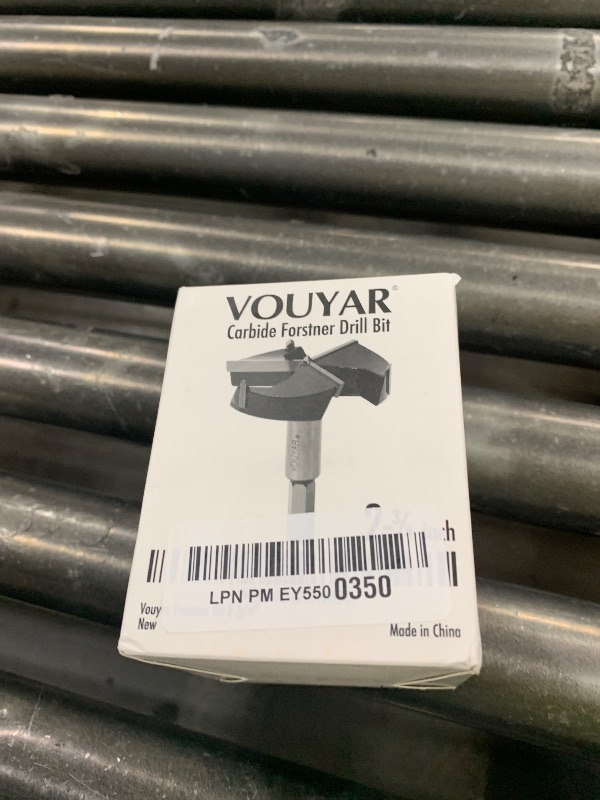 Photo 1 of Vouyar 2-3/4 Inch Forstner Drill Bit, Triple-Flute Carbide Tipped Forstner Bit for Hard Wood, Soft Wood, Veneered Plywood, Plastic, Drilling Hole Saw Woodworking Hinge Cutter Tool