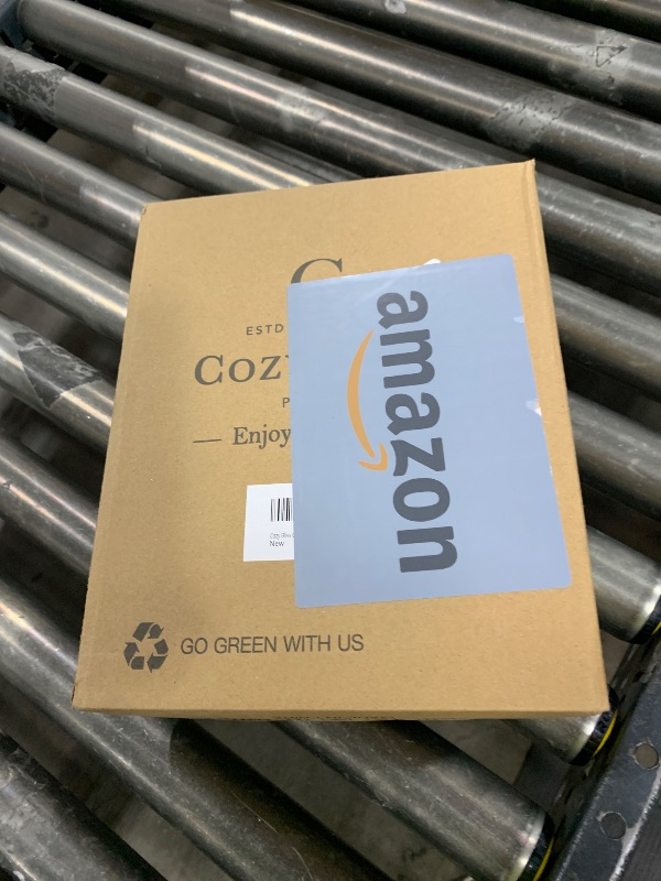 Photo 1 of Cozy Bliss Premium Cooling Sheet Set Cali King Size, Q-Max>0.4, 3PCS No Flat Sheet with 2 Pillowcases, Breathable Fitted Sheet for Hot Sleepers & Night Sweats, Deep Pocket Up to 15 Inches, Dark Grey
