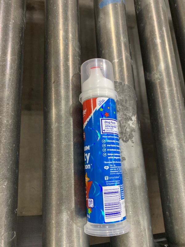 Photo 1 of Colgate Kids Toothpaste Pump, Maximum Cavity Protection, 4.4 ounces------EXP  AUG 26