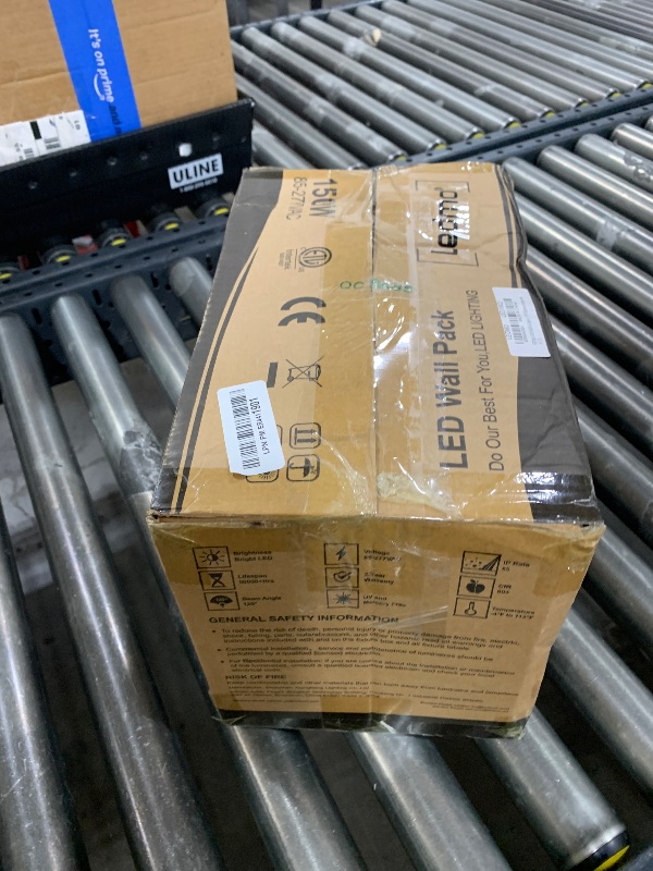 Photo 1 of ledmo LED Wall Pack Light 150w Waterproof Ultra Bright Outdoor Lights Wall Mount 5000K 21000lm Commercial and Industrial Security Flood Lighting Exterior Fixture 100-277V Equivalent Energy Save