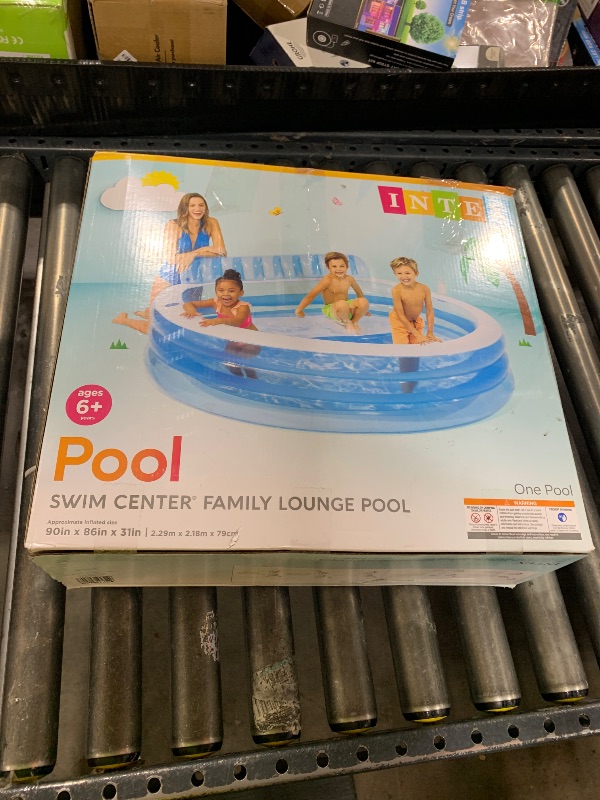 Photo 1 of Intex 57190EP B01E0W4L58 Family Lounge Pool, 6x20x20 Blue