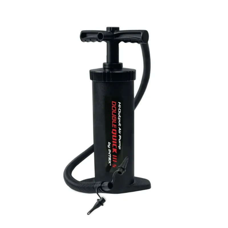 Photo 1 of Intex Double Quick III S Hand Air Pump, Black, 14.5" Height
